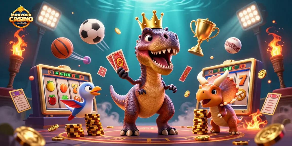 Jouez avec le meilleur du nouveau casino en ligne et découvrez des personnages en pleine action qui animent les jeux.