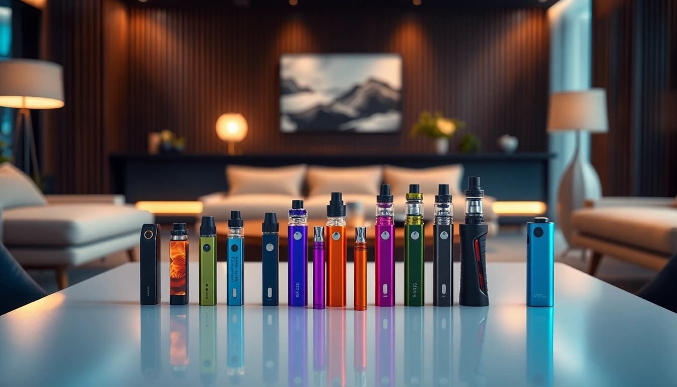 Discover premium vaping products on primevaporusa.com in a sleek and modern setup.