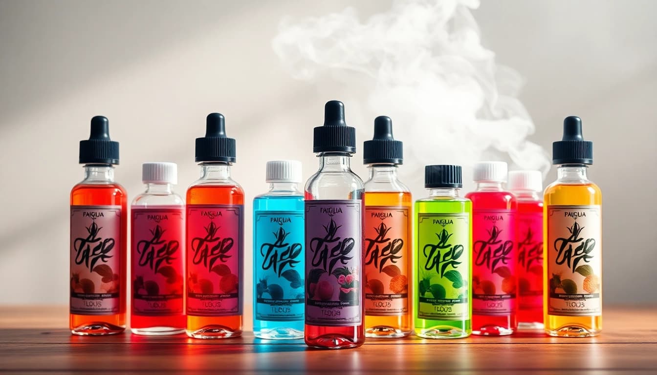 Explore Vape & E-Liquids collection with colorful flavors and enticing designs.