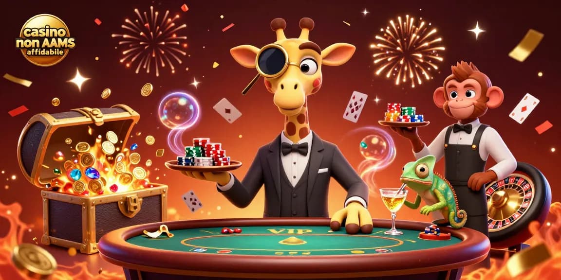 Vivi l'emozione dei casino non AAMS affidabile con personaggi vivaci e immagini mozzafiato