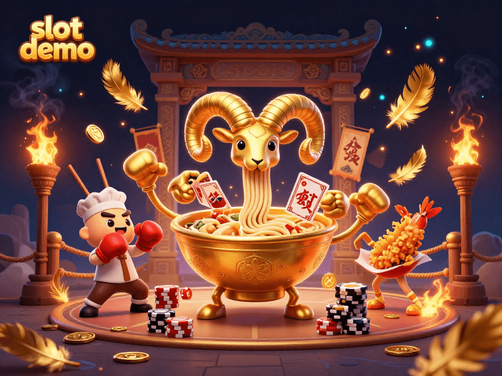 Slot demo menampilkan karakter unik yang terlibat dalam aksi menarik di kasino.