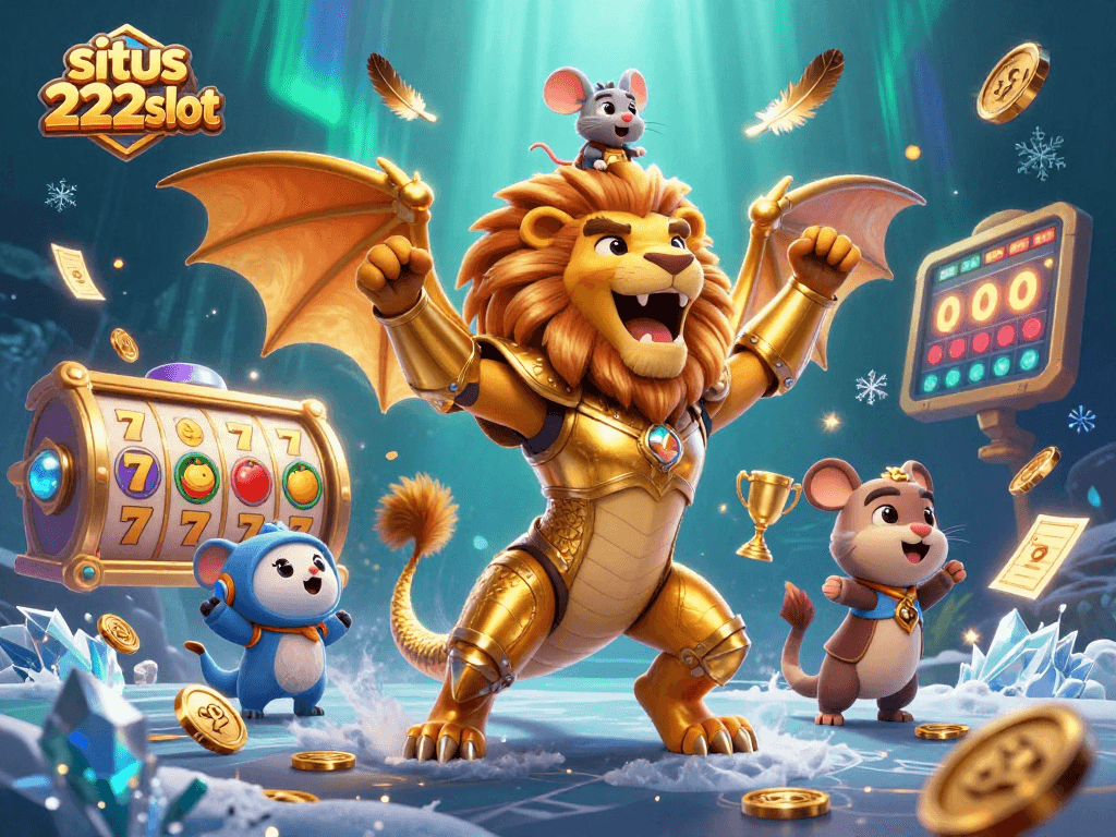 Menggali kesenangan di situs 222slot dengan elemen slot modern dan karakter menyenangkan.