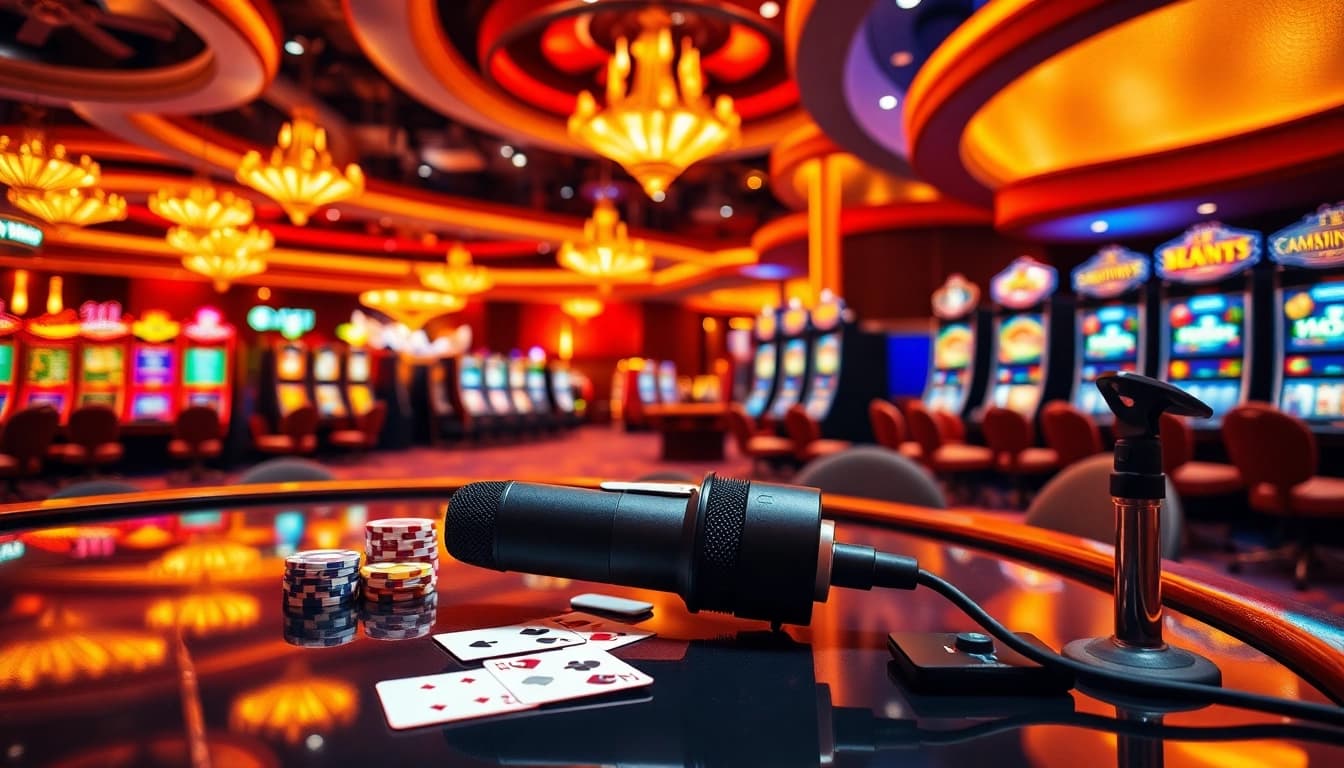 Experience the thrill of a casino with MV88 microphone capturing the excitement of high-stakes games.