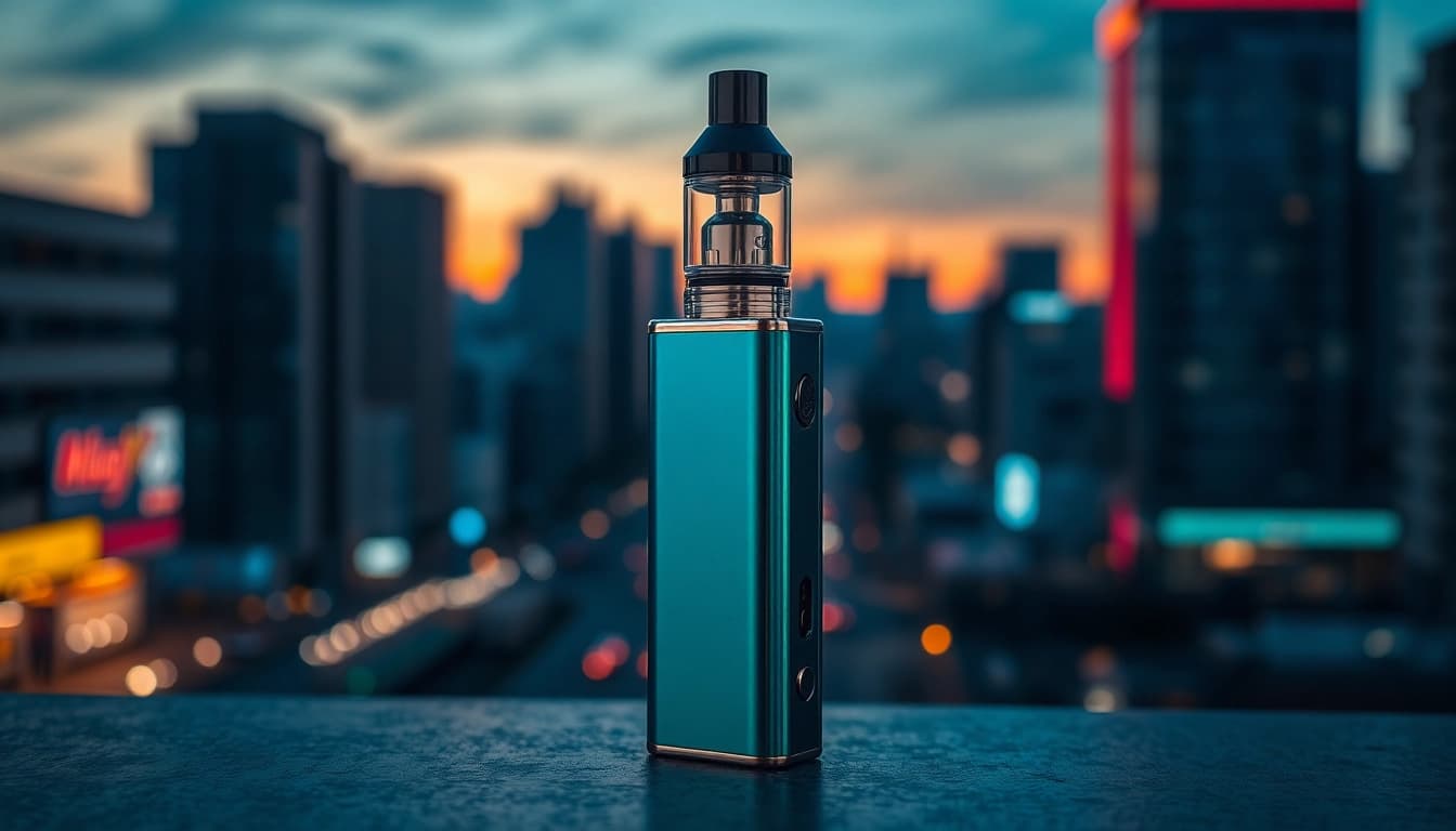 Vape enthusiast enjoying the smooth experience with Elf Bar Ice King 30000, highlighting its refreshing features.