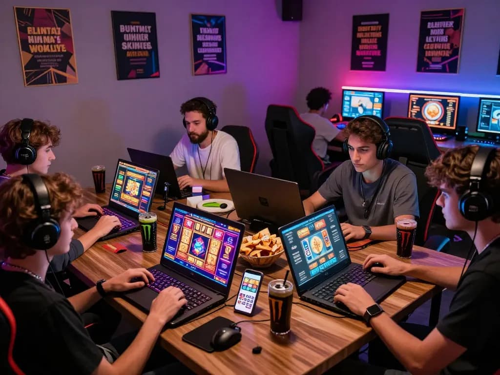 Discover the excitement of BIUSTOTO as players enjoy engaging slot games online in a vibrant gaming atmosphere.