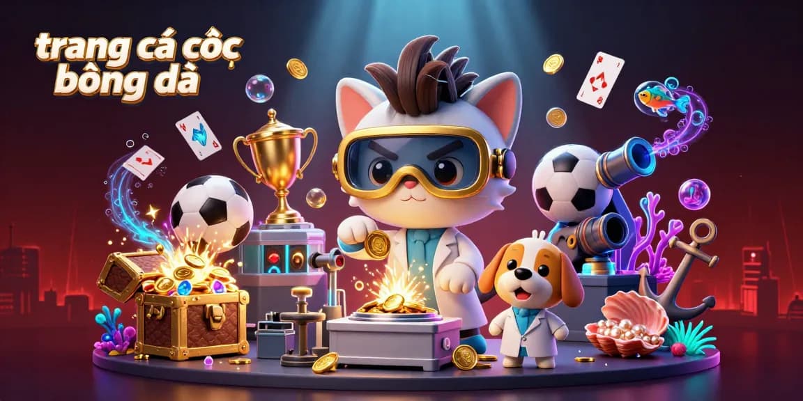 Engage with trang cá cược bóng đá through this vibrant illustration of a gaming scene.