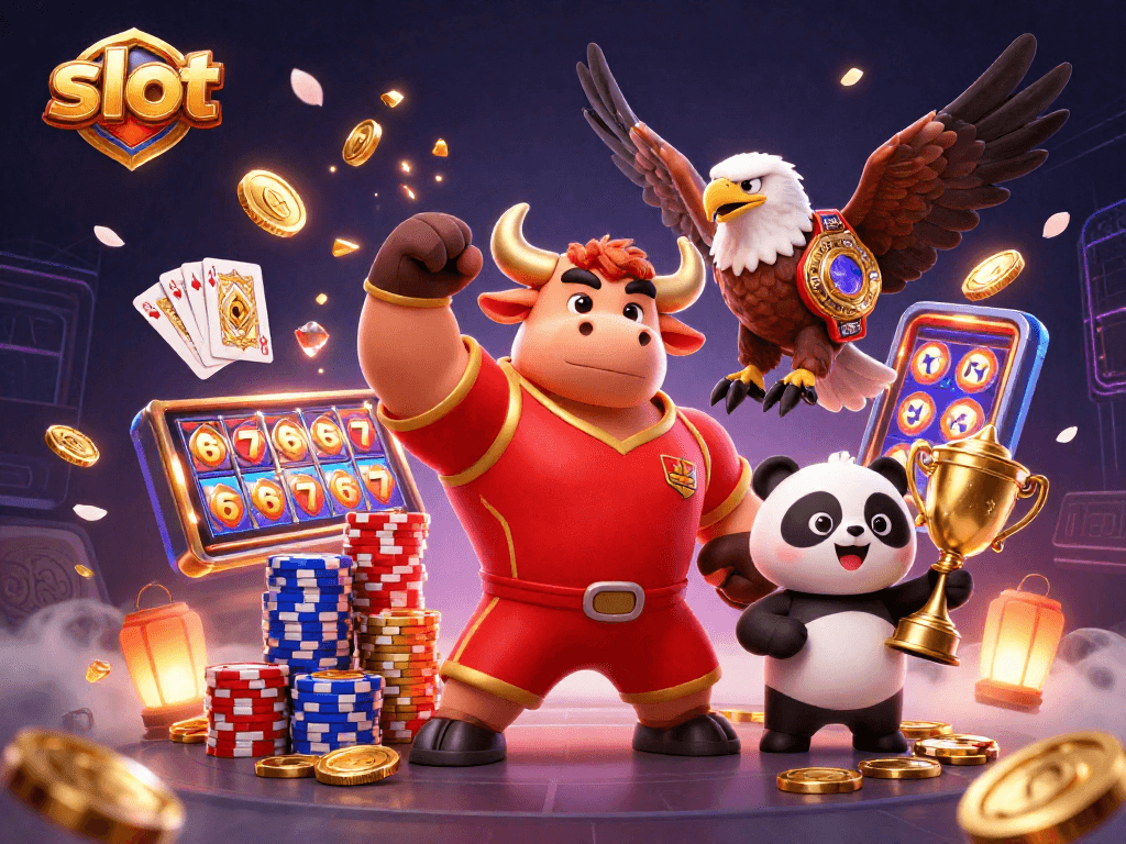 Menangkan slot dengan ilustrasi kasino yang penuh dengan simbol keberuntungan dan kesenangan.