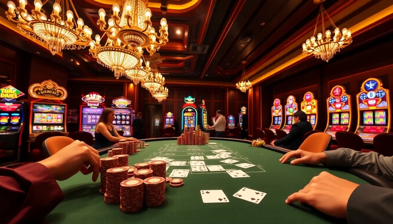 Experience the thrill of poker and slots at OK365 Casino, where every game is an opportunity to win.