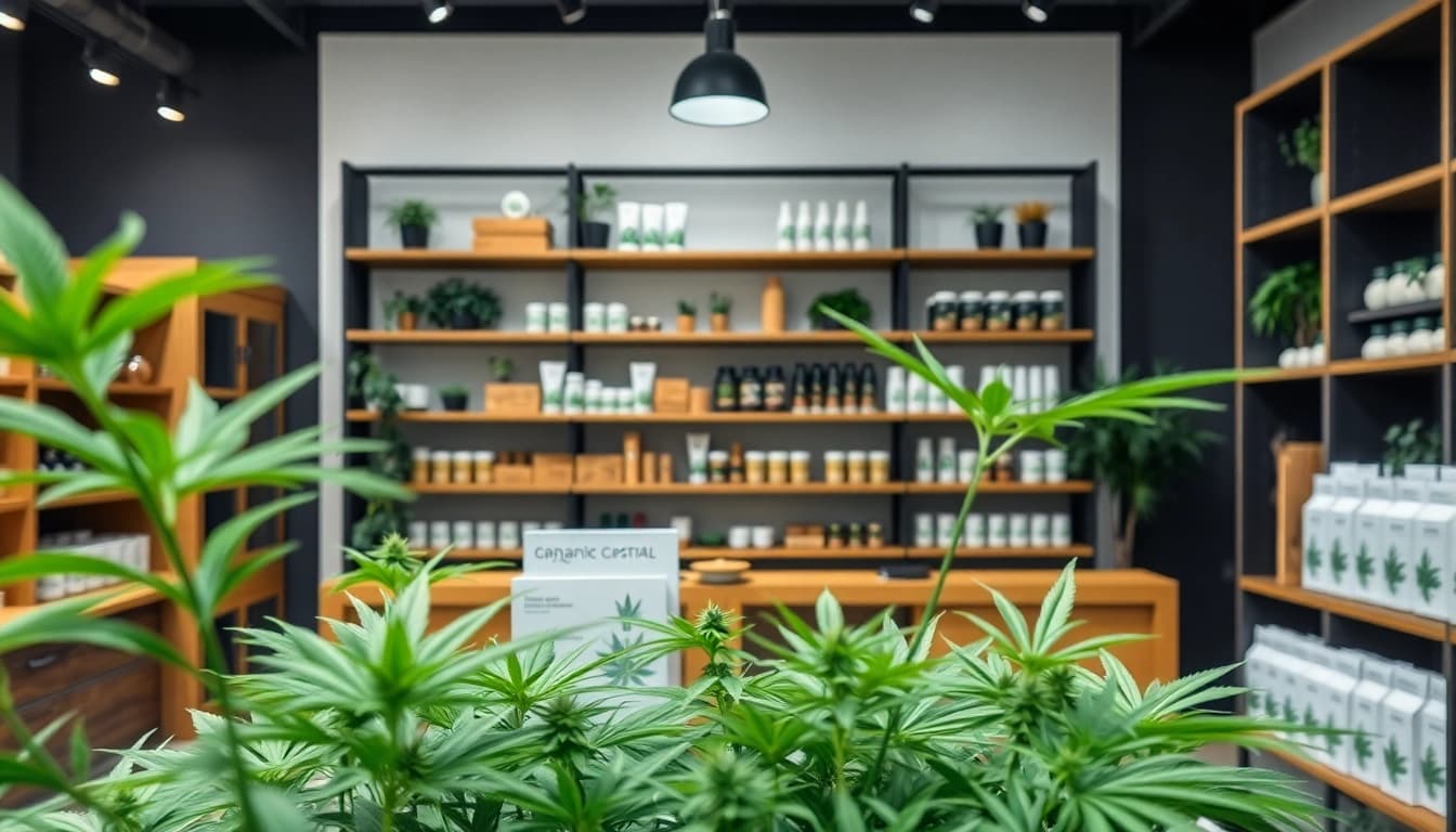 Shop premium products at a Weed Store with an inviting atmosphere and organic offerings.