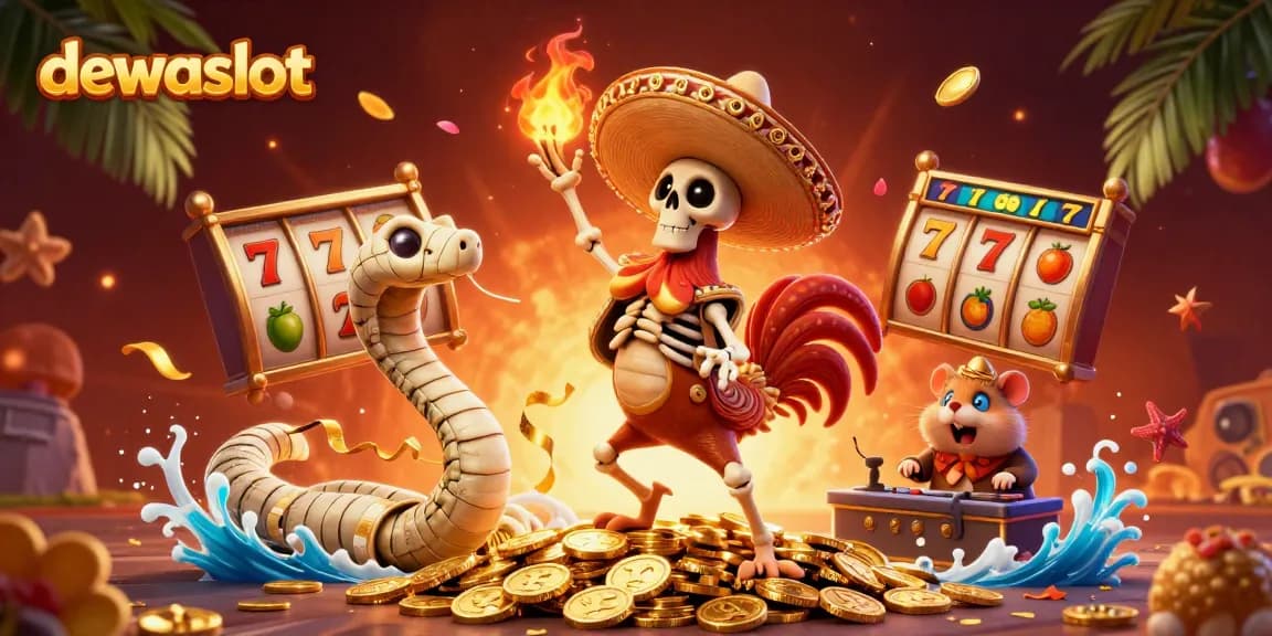 Menangkan jackpot dengan dewaslot sambil merayakan keberuntungan bersama karakter kartun unik di kasino.