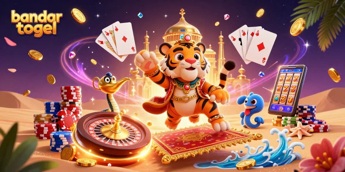 Experience the thrilling games at bandar togel with magical elements and dynamic illustrations.