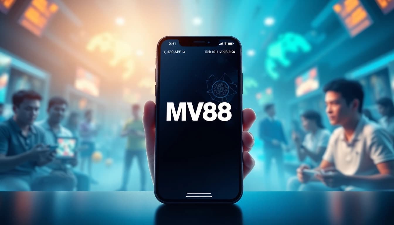 Interactive MV88 gaming app interface in a dynamic online gaming environment.