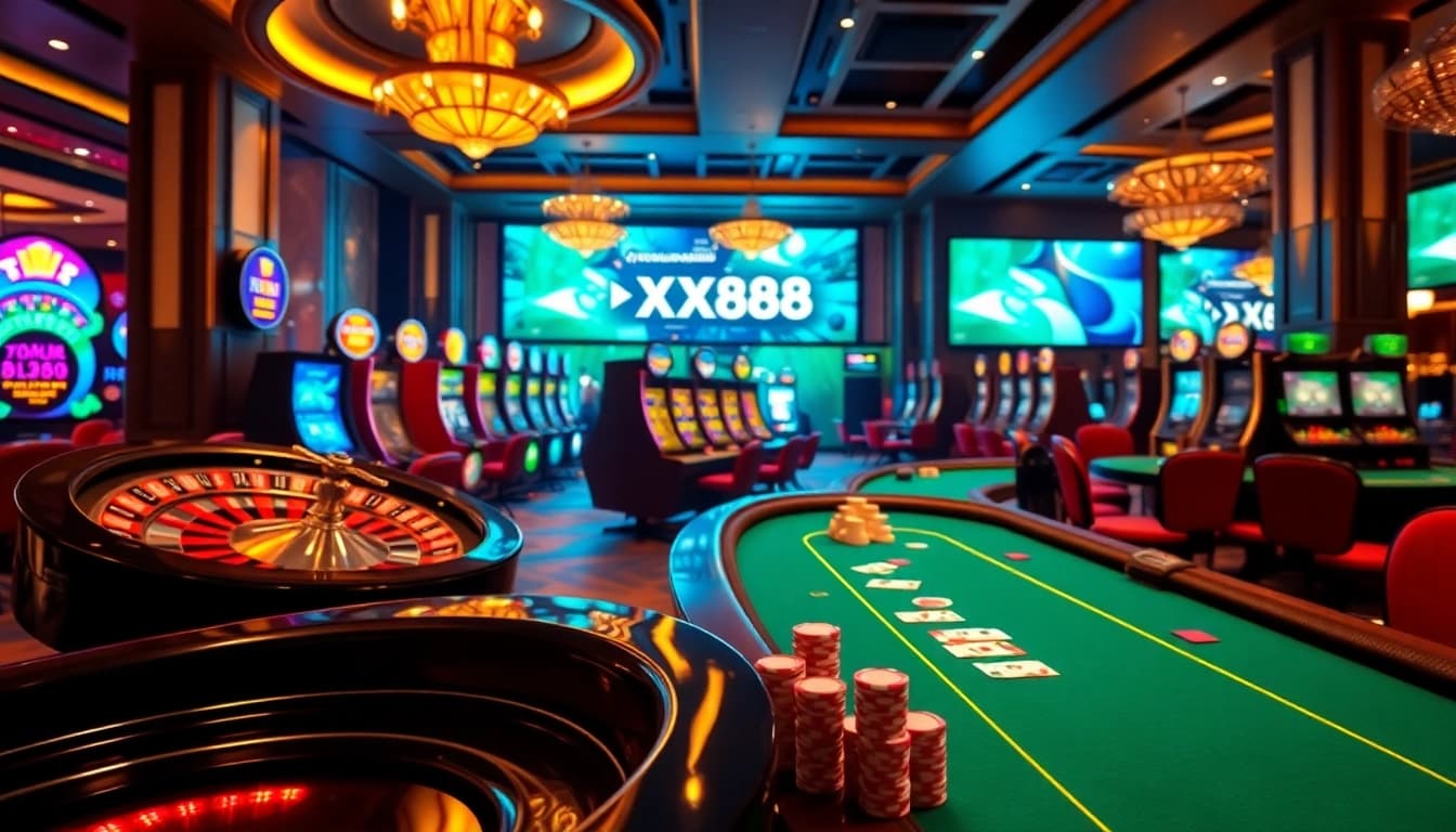 Experience the excitement of gambling at XX88 with thrilling casino games and a luxurious atmosphere.