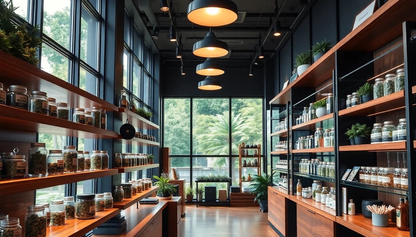Shop unique cannabis products at our Weed Store with an inviting atmosphere.