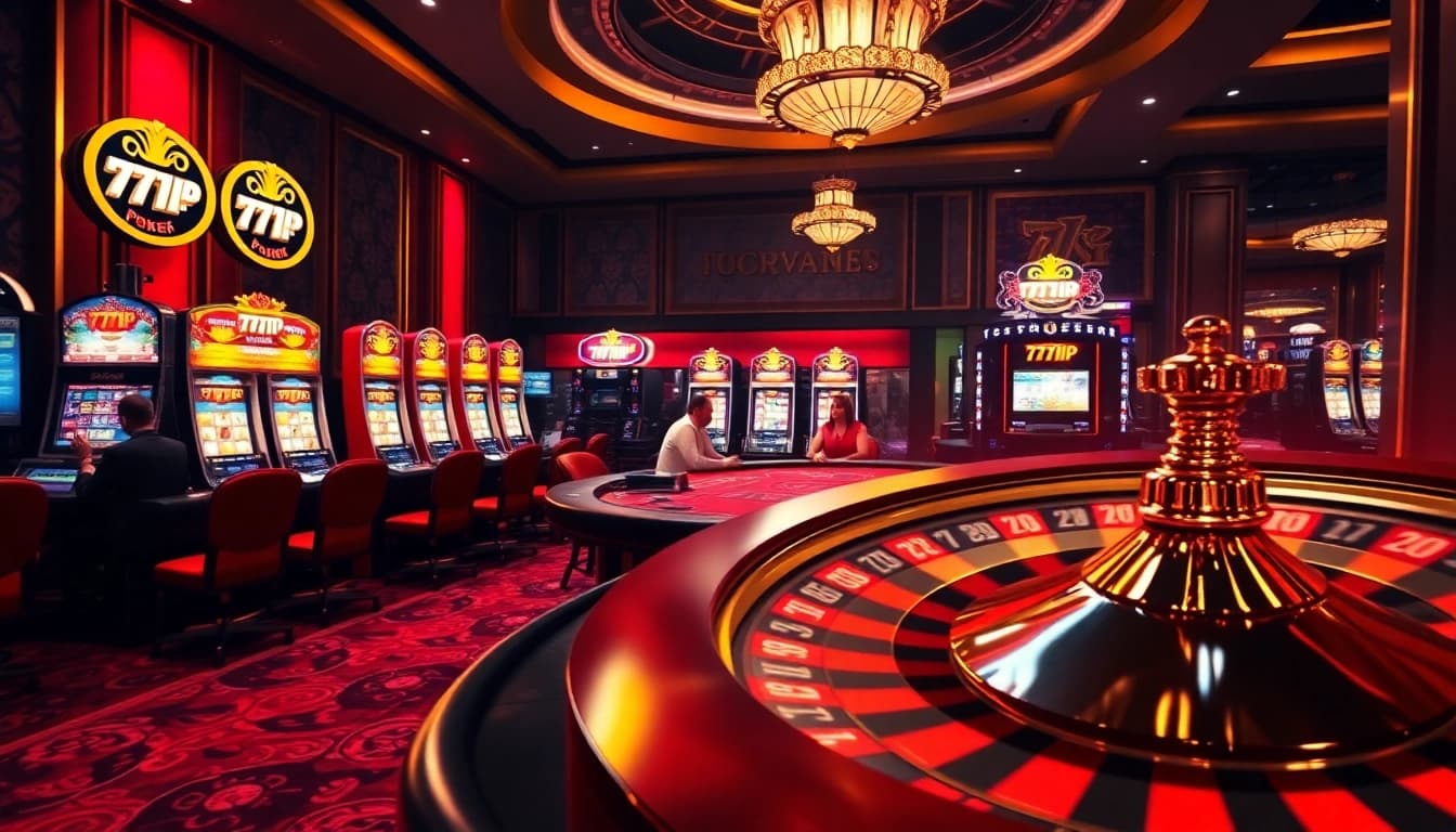 Experience the thrill of winning at 777VIP's luxurious casino tables and vibrant slots.