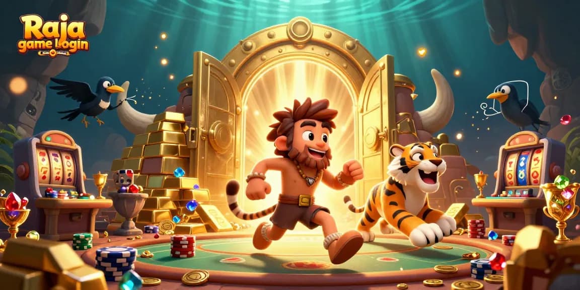 Engage with Raja game login at this lively prehistoric casino with exciting gambling elements.