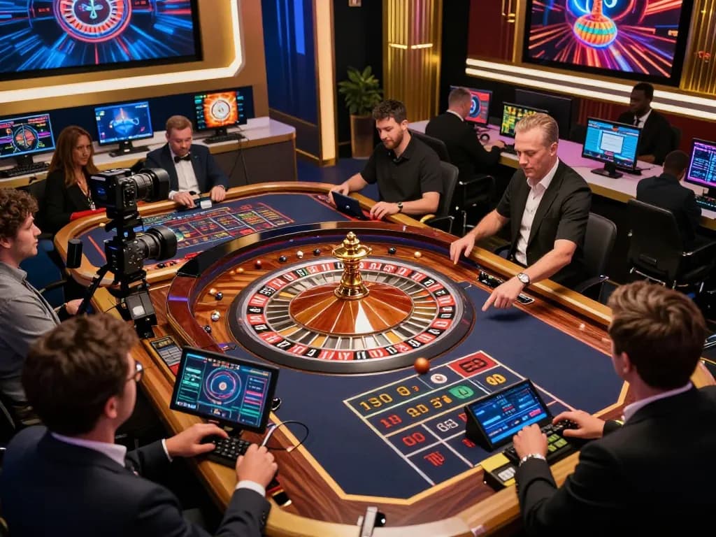 Watch players engage excitedly with the live dealer at O8's revolutionary casino platform.