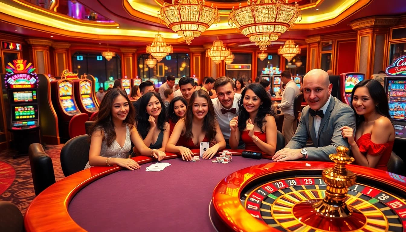 Engage in thrilling casino games with lc881 poker chips and a luxurious betting atmosphere.