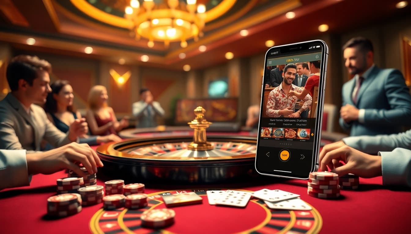Experience the luxury of IWIN as players engage in thrilling table games and slots.