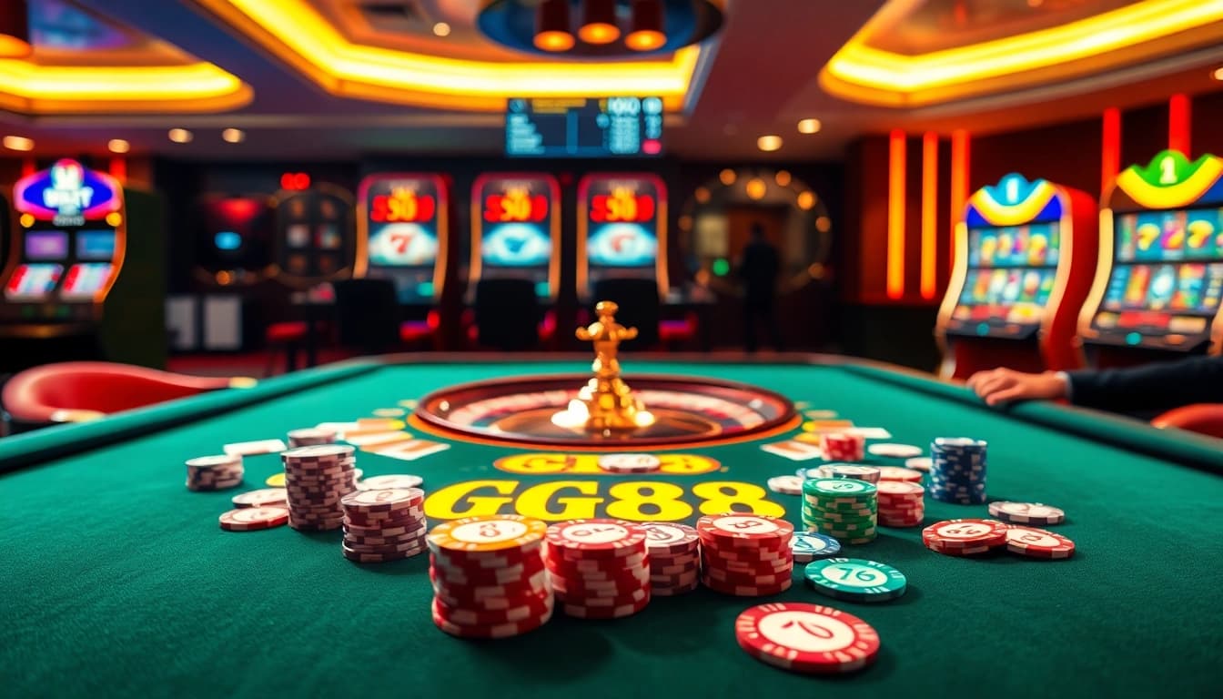 Experience the excitement at GG88 with vibrant casino games and professional ambiance.