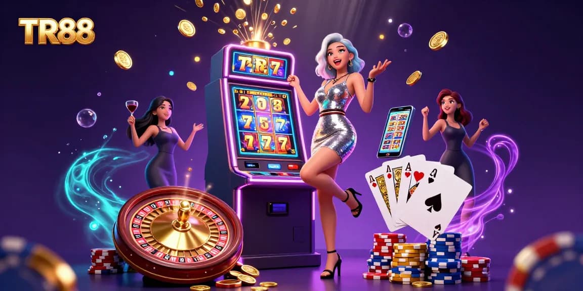 Win big at TR88 with a dazzling slot machine jackpot celebration!