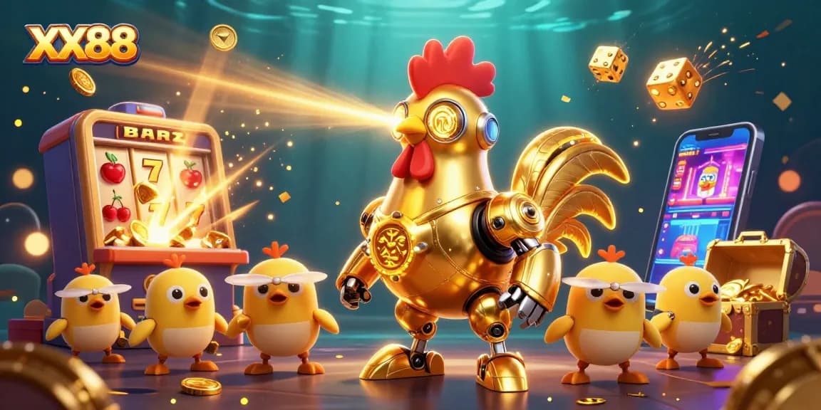 Experience thrilling gaming adventures at XX88 with vibrant slot machines and jackpot excitement.
