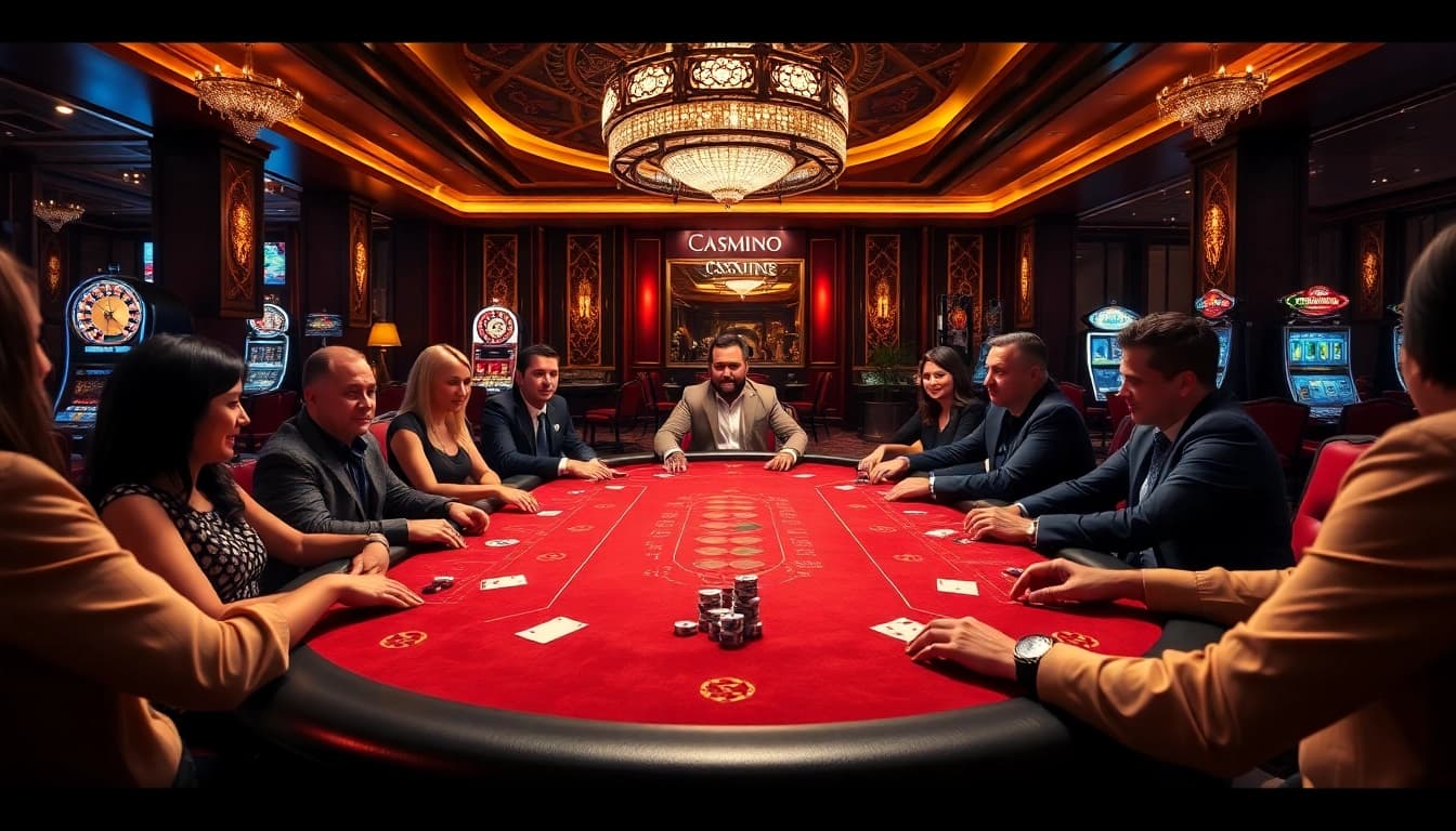 Experience the excitement of high-stakes gaming at https://mg188s.com/ with players immersed in poker action.