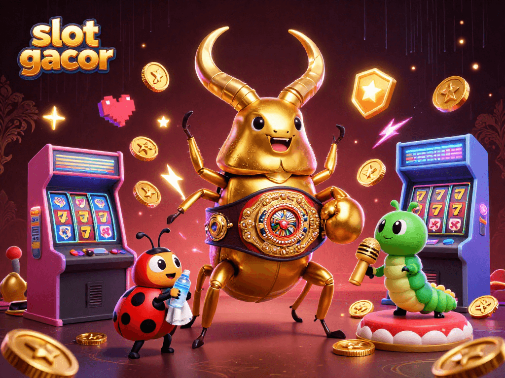 Menyaksikan slot gacor dengan karakter unik dalam ilustrasi 3D yang kaya detail di berbagai mesin slot menarik.
