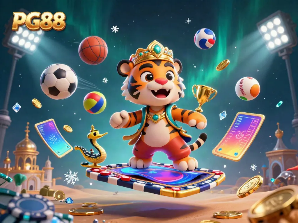 Experience excitement at PG88 with a vibrant casino scene filled with games and rewards.