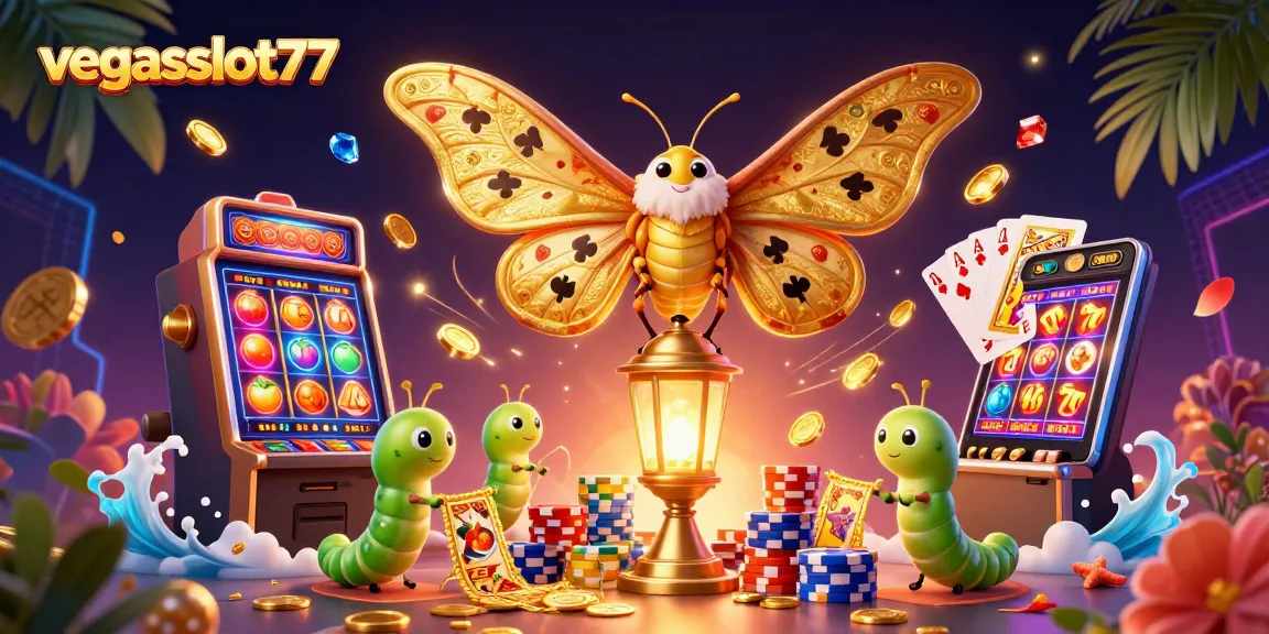 Play exciting slot games at vegasslot77 with vibrant graphics and dynamic casino elements.