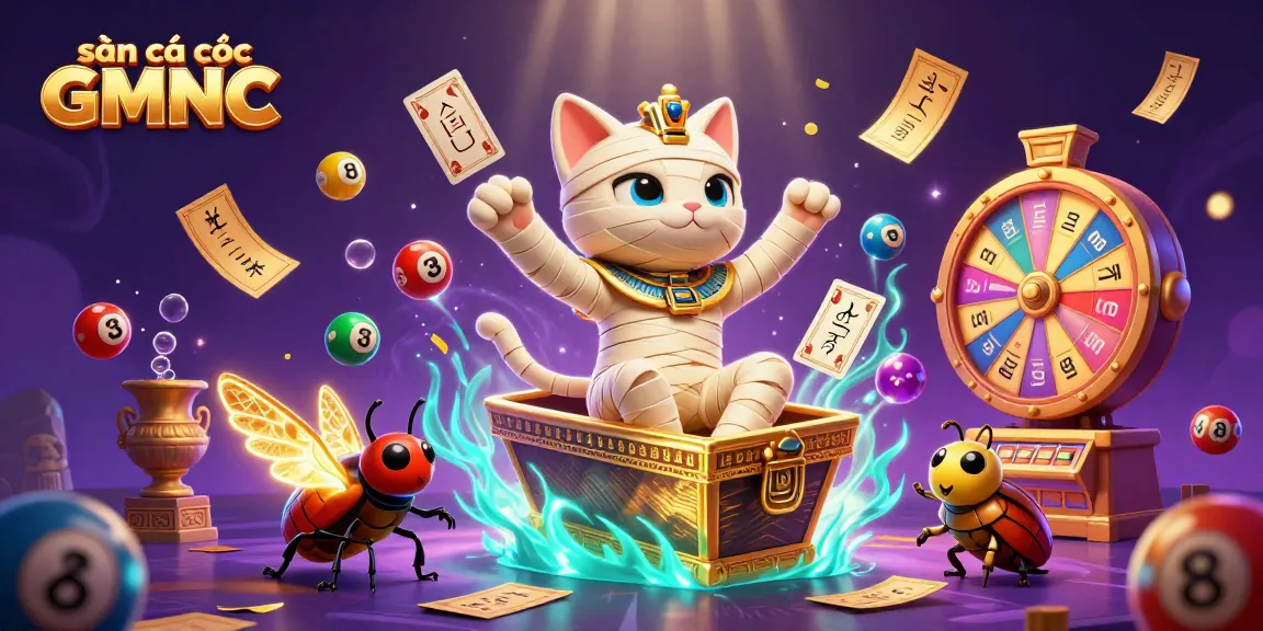 Engage with the vibrant world of sàn cá cược GMNC featuring a lively 3D casino scene.