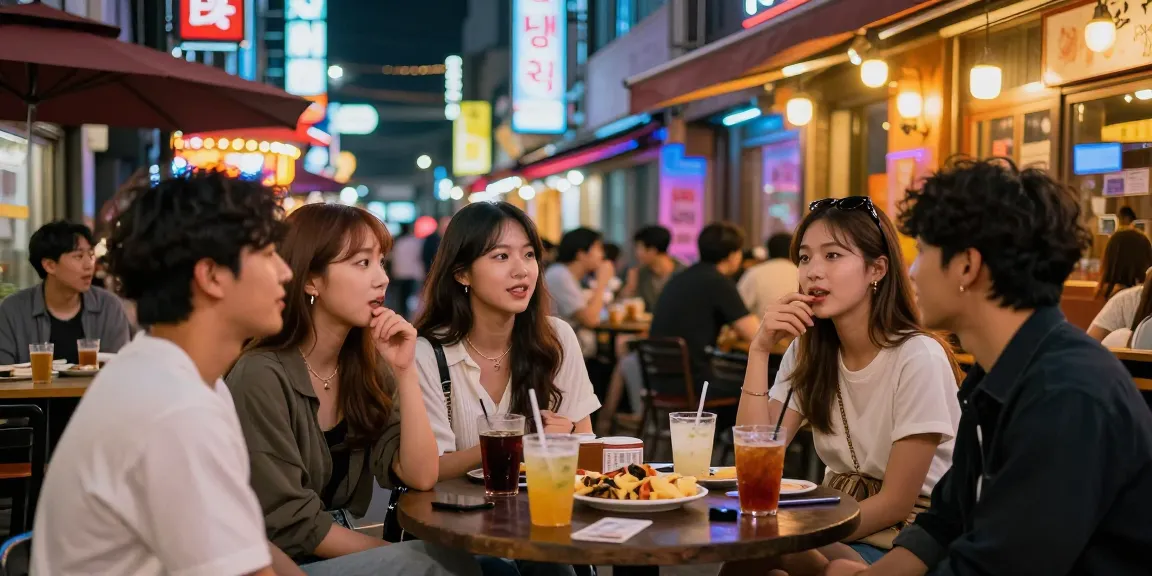 하루이야기에서 강남 유흥 알바와 관련된 재미있는 밤 문화 장면