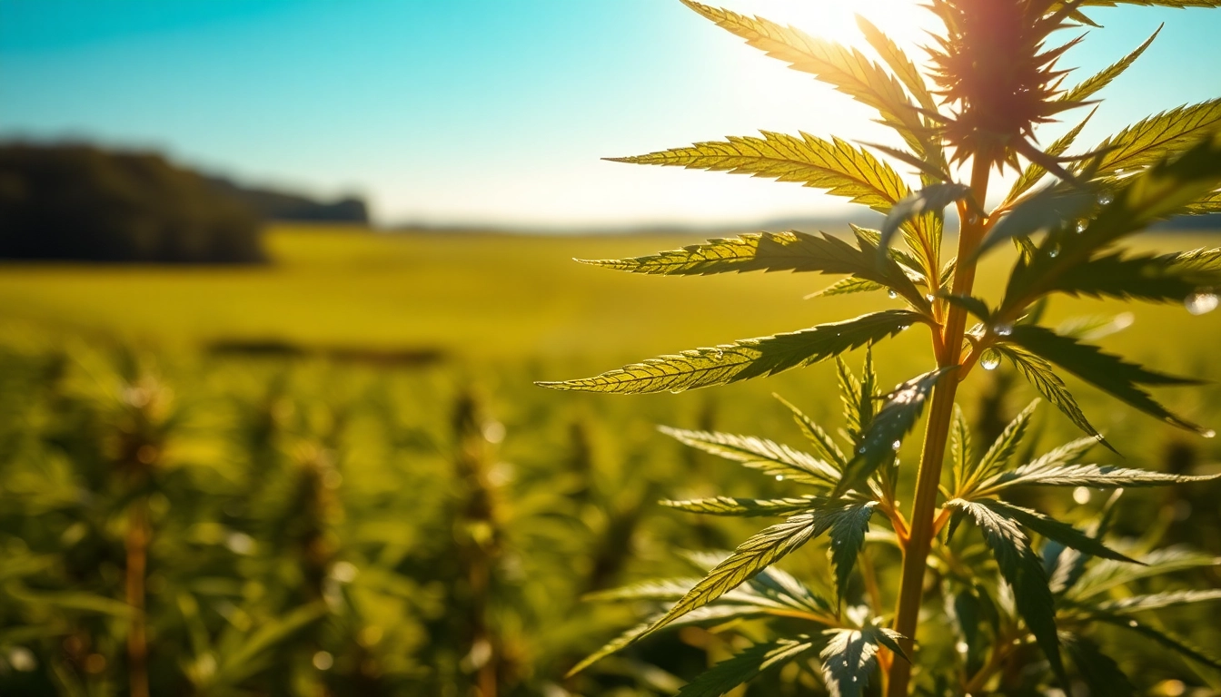 Showcasing the natural beauty of hemp plants related to CBD, evoking health and wellness.