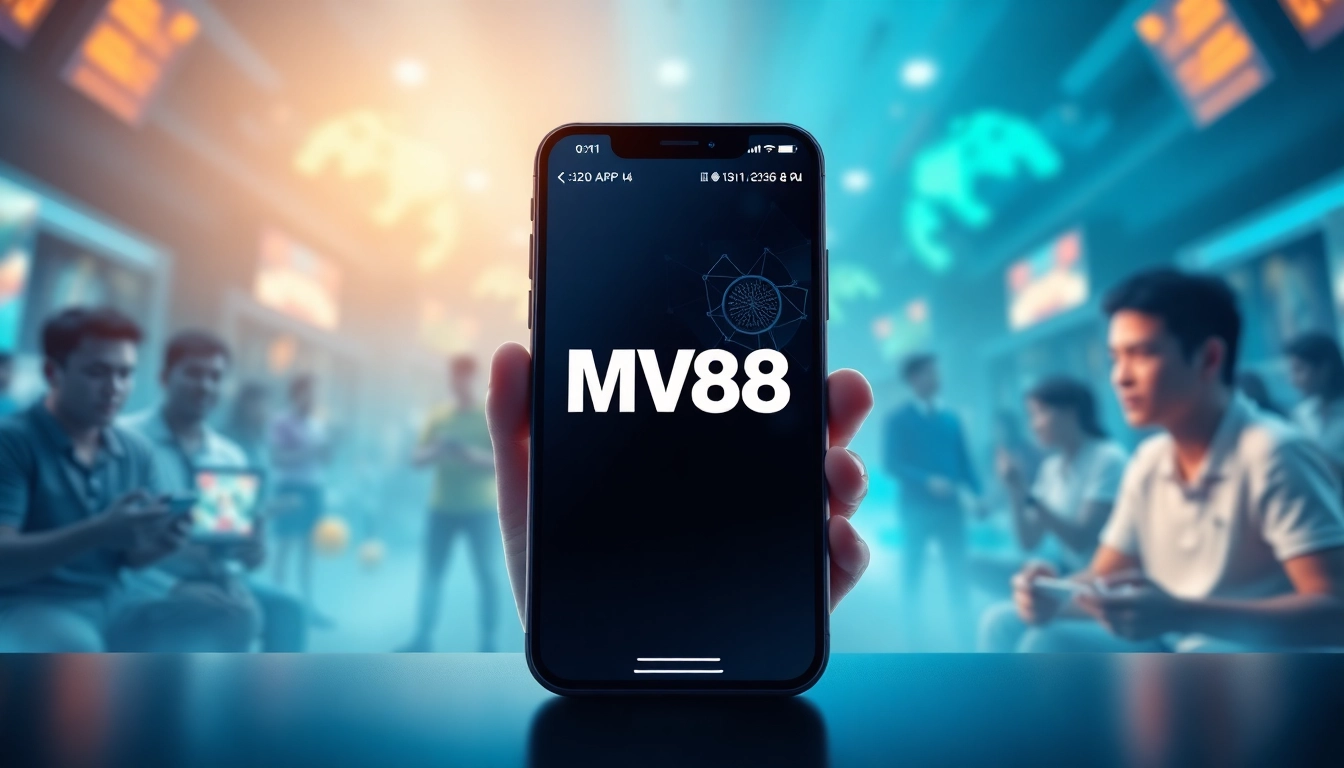 Interactive MV88 gaming app interface in a dynamic online gaming environment.