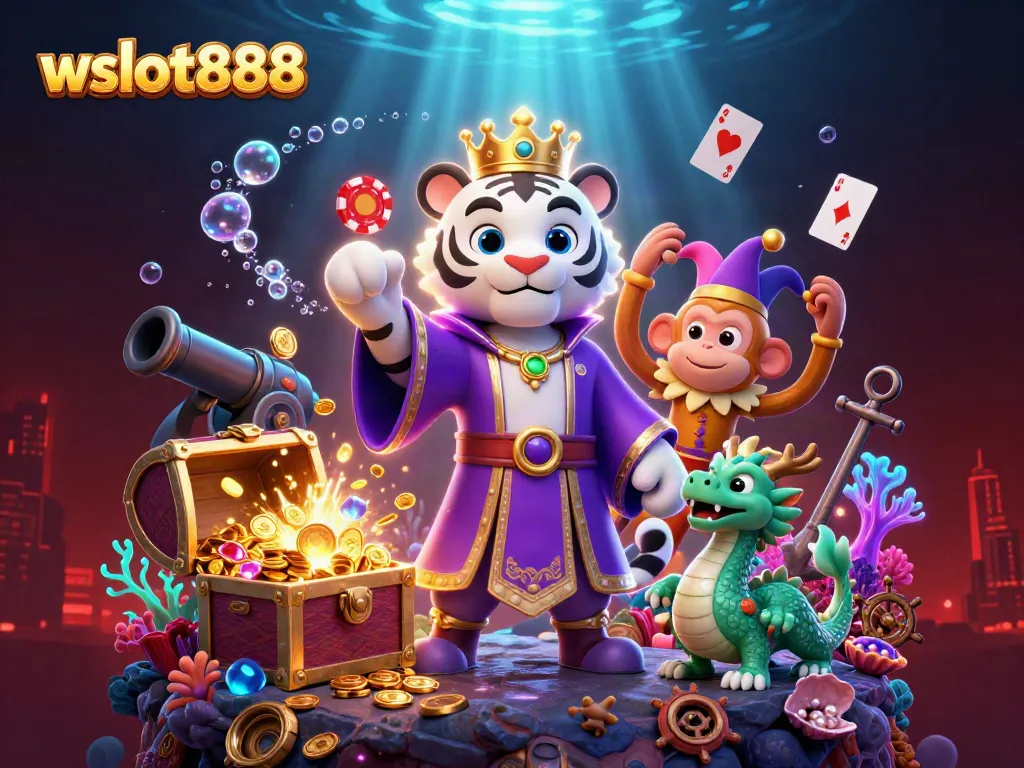 wslot888 memberikan peluang besar dengan simbol keberuntungan dan jackpot yang bercahaya.