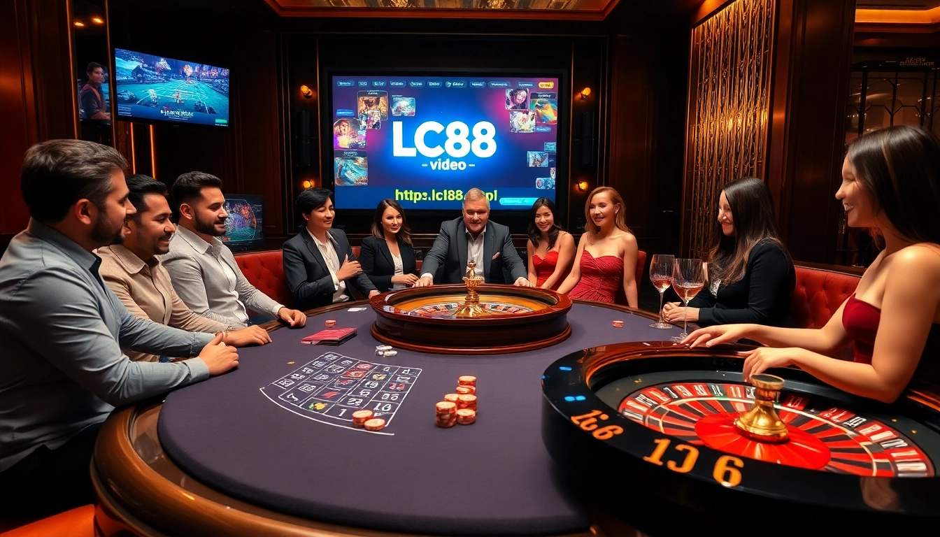 Experience the excitement of online gaming with https://lc88.video/ in a luxurious casino setting.