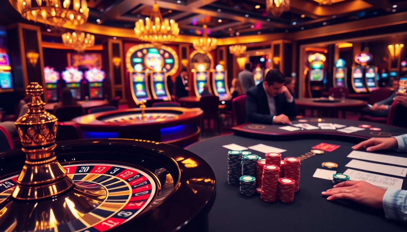 Experience the thrill of high-stakes gaming at 888new with a vibrant scene of roulette and Blackjack.