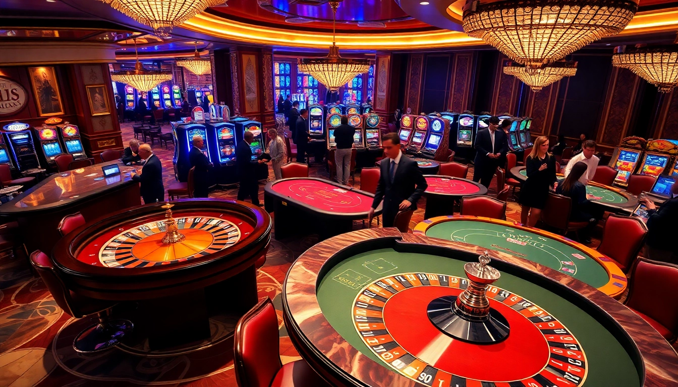 Experience the thrill of gambling with mm88 com, featuring poker tables and roulette wheels.