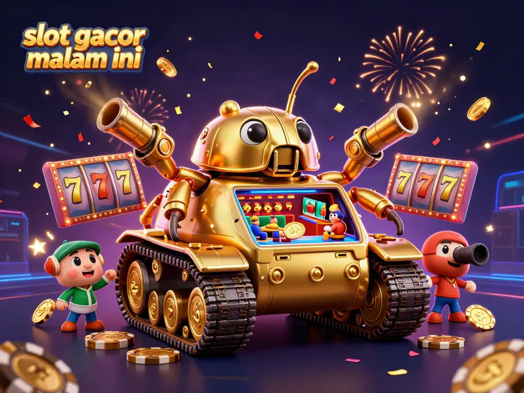 Menangkan kesempatan dengan slot gacor malam ini yang mengungkapkan kasino mini dalam tank beetle emas.