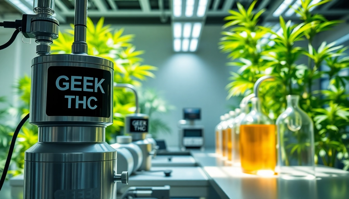 GEEK THC showcasing advanced lab techniques for cannabis extraction.